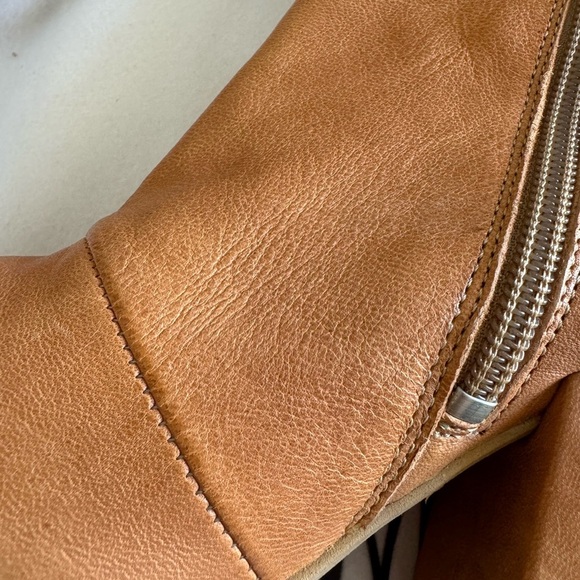 New Ankle Leather Y2K Boots Made in Portugal Tan Leather Boots Size 36 ~ Women’s - Picture 12 of 13